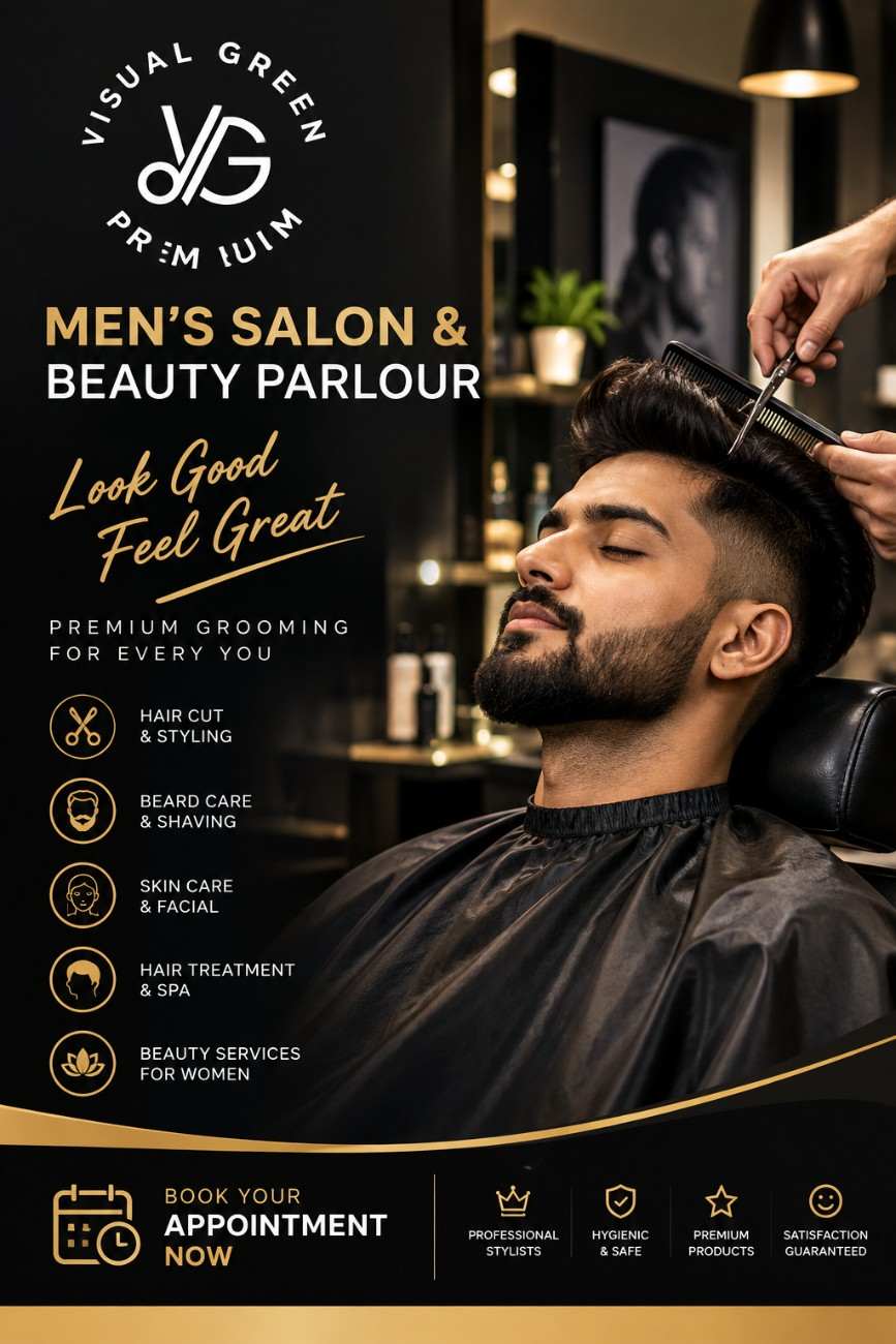 Premium men's salon appointment